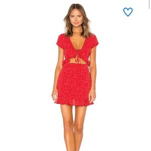 superdown
mercy polka dot dress